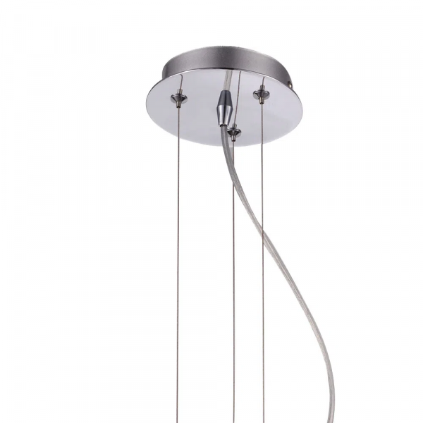 PENDENTE SONG D 33CM X 34CM 1XE27 127V / 220V CROMADO - OD019C - 3