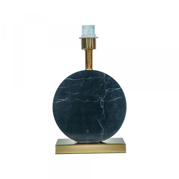 BASE PARA ABAJUR BIAGIO DOURADO E PRETO (D)22CM (L)12CM (A)37CM 1XE27 40W - GL016BG - 2