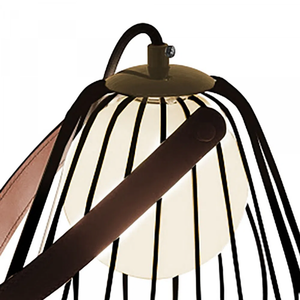 ABAJUR LAMP DOURADO E PRETO E BRANCO (D)18CM (A)22CM 1XG9 40W - ML001B - 2