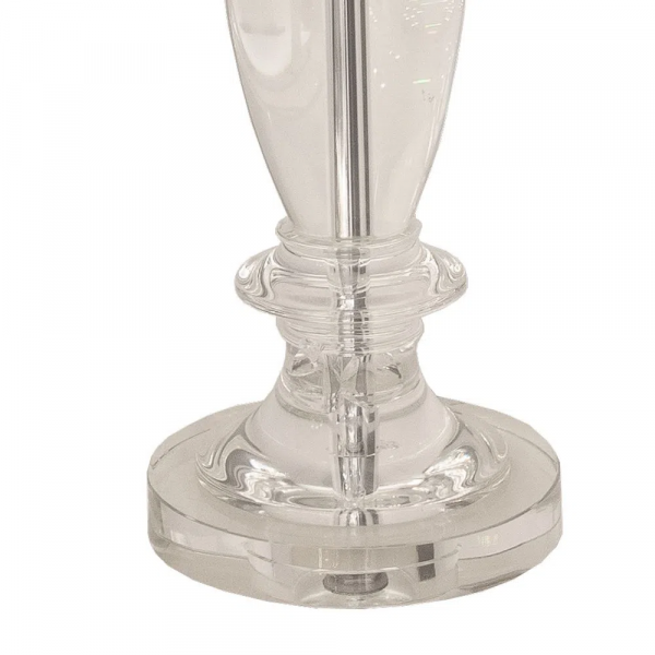 BASE PARA ABAJUR SCENT CROMADO E TRANSPARENTE (D)16CM (A)53CM 1XE27 40W - XL1339 - 4