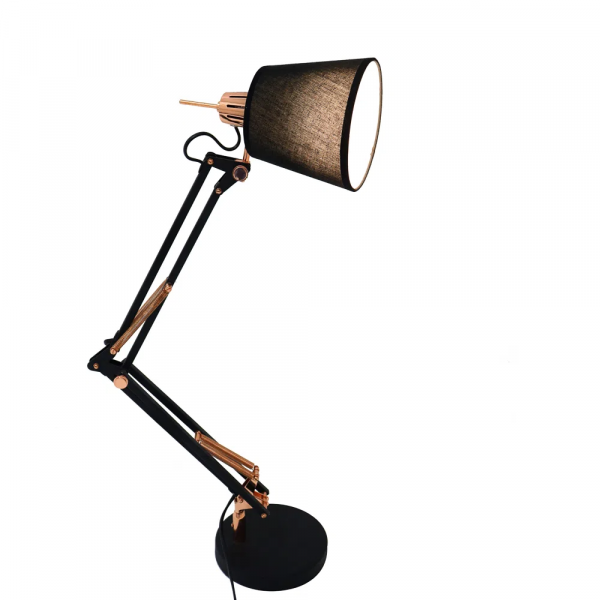 ABAJUR SCOPE COBRE E PRETO (D)15CM (A)72CM 1XE27 40W - ABAJUR SCOPE COBRE E PRETO (D)15CM (A)72CM 1XE27 40W - 2