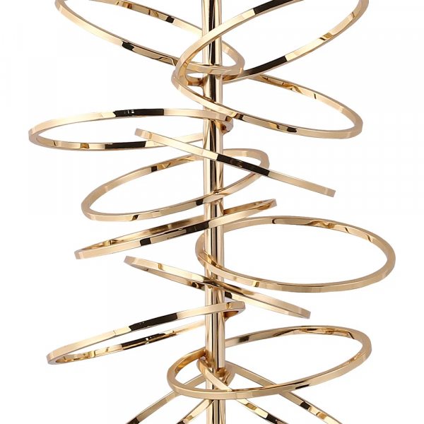 BASE PARA ABAJUR VENETO DOURADO (D)13CM (A)54CM 1XE27 40W - MI003 - 2