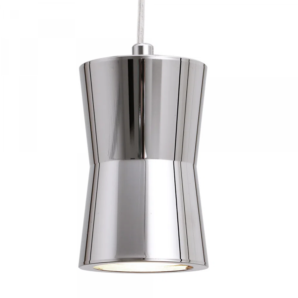 PENDENTE BELT D 7CM X 11CM 1XGU10 127V / 220V CROMADO - YD1356C - 3