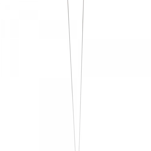 PENDENTE ÁGUA NICKEL TRANSP E BRANCO (D)4.5CM (A)38.5CM 1X7W 3000K 400LM - RE015S - 1