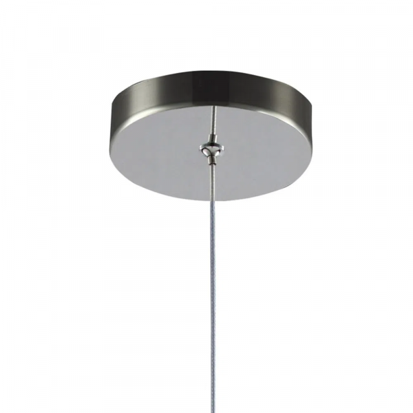 PENDENTE ARPEJO CROMADO E TRANSPARENTE (D)11CM 1XG9 40W - GA011 - 1