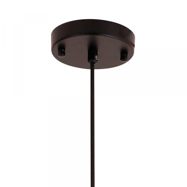 PENDENTE CAJU PRETO E CROMADO (D)30CM (A)40CM 1XE27 40W - RZ001SB - 1