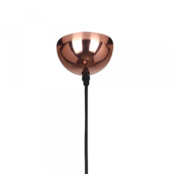 PENDENTE COPPER COBRE E PRETO (D)18CM (A)23CM 1XE27 40W - XN002 - 1