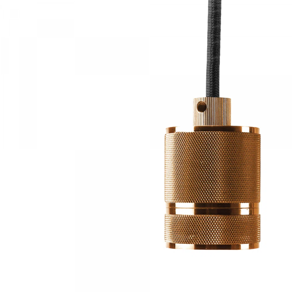 PENDENTE SOCKET D 5CM X 6CM 1XE27 127V / 220V COBRE - DA002A - 1