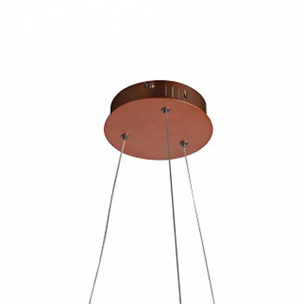 PENDENTE NODO ROSE GOLD (D)50CM (A)15CM 1X36W 3000K 1188LM LED - 1