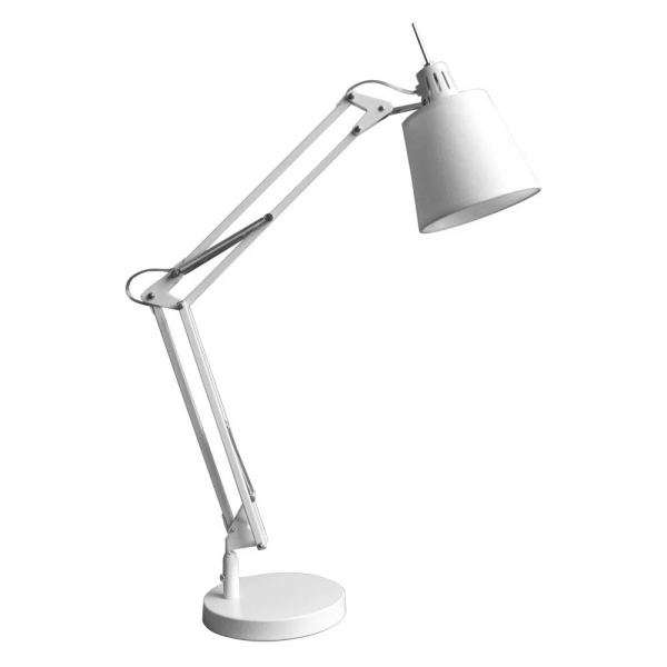 ABAJUR SCOPE BRANCO E BRANCO (D)15CM (A)72CM 1XE27 40W - HU3002W