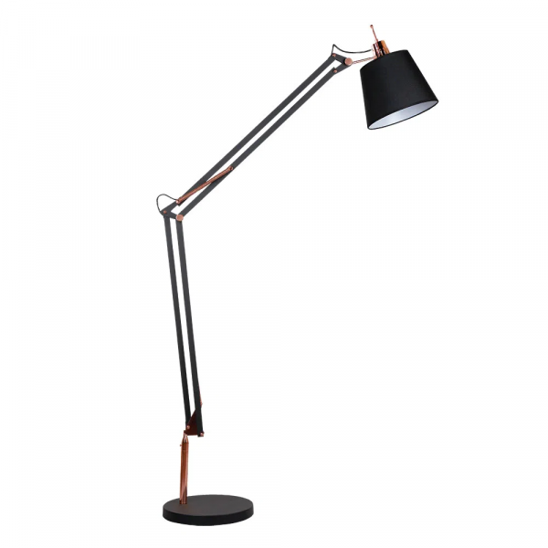COLUNA SCOPE COBRE E PRETO (D)30CM (A)182CM 1XE27 40W - HU4002B