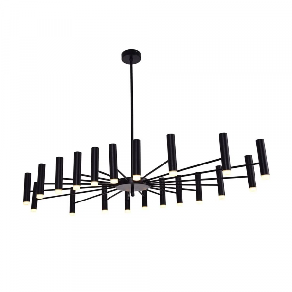 PENDENTE VINTE PRETO E BRANCO (D)120CM (L)60CM (A)15CM 20X3W 3000K 4200LM - JJ013B