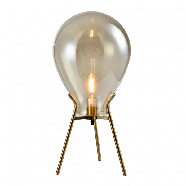 ABAJUR CAJU BRONZE E CONHAQUE (D)30CM (A)58CM 1XE27 40W - RZ003G