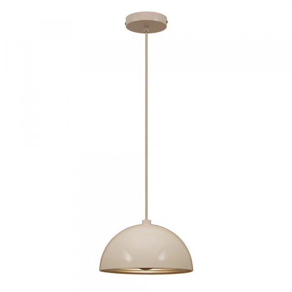 PENDENTE MEZZA D 25CM X 15CM 1XG9 127V / 220V BRANCO - SE240B