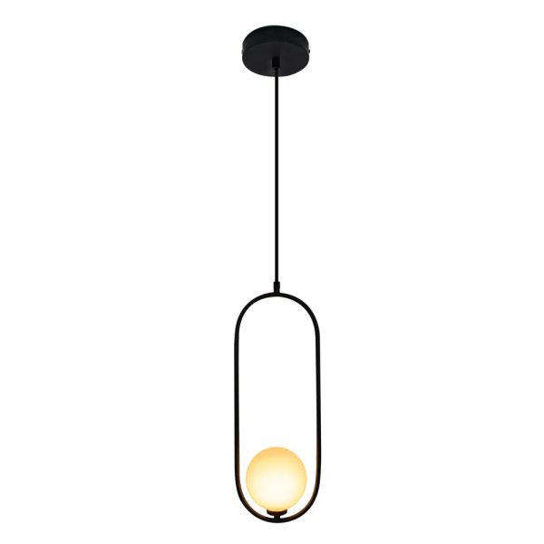 PENDENTE GUDE PRETO (D)17CM (A)47CM 5X5W G9