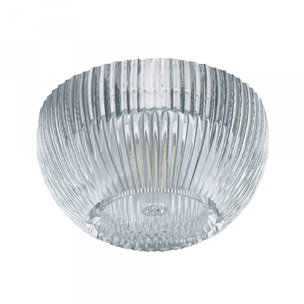 SPOT DE EMBUTIR D 10CM X 5.5CM 1XG4 127V / 220V CROMADO E TRANSP - YD1030