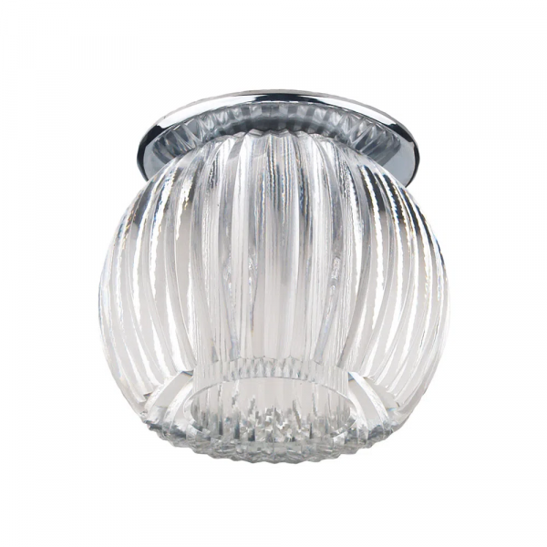 SPOT DE EMBUTIR D 9CM X 7.5CM 1XG9 127V / 220V CROMADO E TRANSP - YD1088