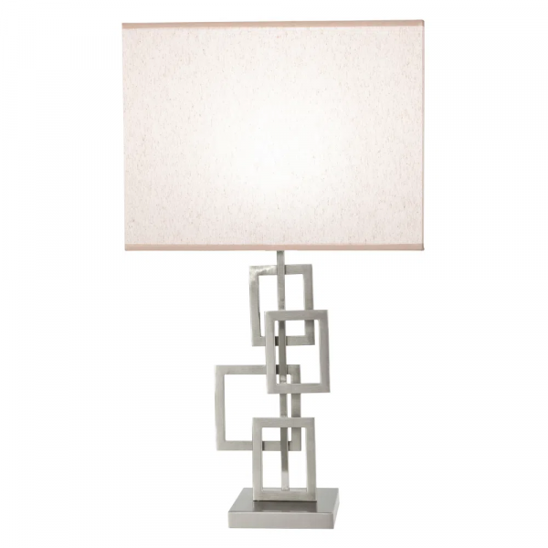BASE PARA ABAJUR BALANCE NICKEL (C)19CM (L)16CM (A)48CM 1X40W E27