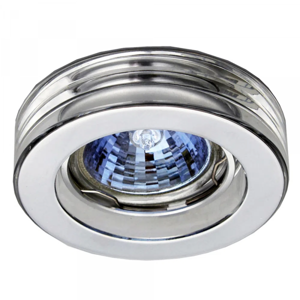 SPOT DE EMBUTIR SHINE D 10CM X 5CM 1XGU10 127V / 220V CROMADO E TRANSP - YD630B