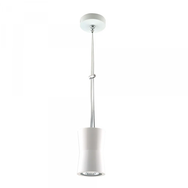 PENDENTE BELT D 7CM X 11CM 1XGU10 127V / 220V BRANCO - YD1356W