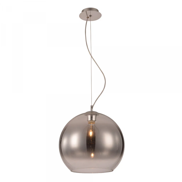 PENDENTE BOCCI CROMADO E FUME (D)41CM 1XE27 40W - OD037SL