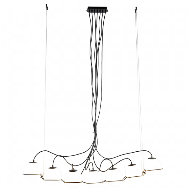 PENDENTE CARLOTA PRETO E BRANCO (C)14CM (L)113CM (A)21.5CM 7XG9 70W - YD011