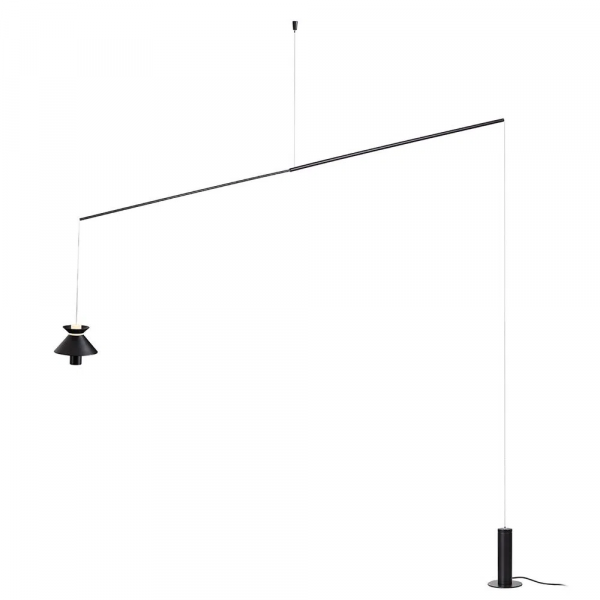 PENDENTE CORDEL PRETO E BRANCO (D)15CM (A)13CM 5W + 2WW 2700K 350LM - CD006