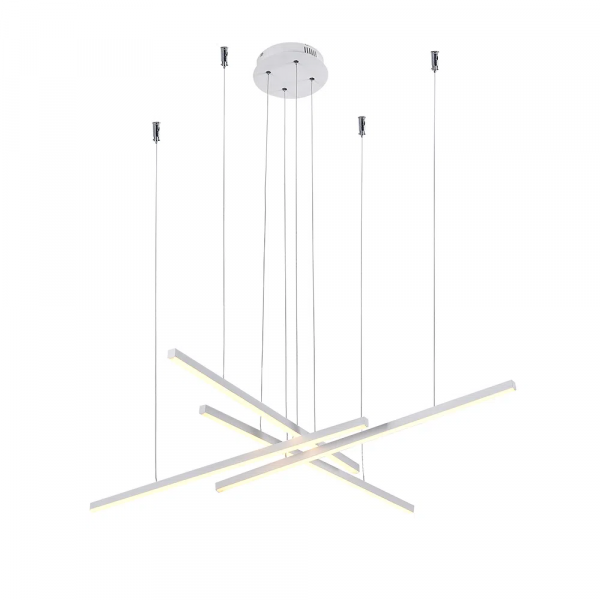 PENDENTE FATO BRANCO (C)120CM (L)120CM (A)4CM 4X15W 3000K 3210LM - GD009