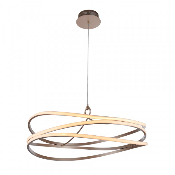 PENDENTE FITA DOURADO (D)60CM (A)31CM 1X66W 3000K 3300LM - BB018
