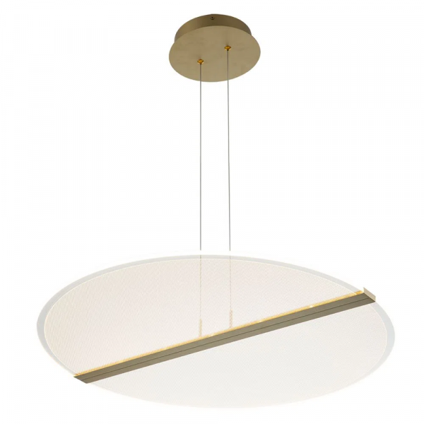 PENDENTE FRISO DOURADO (D)66CM 1X35W 3000K 1750LM - BD006