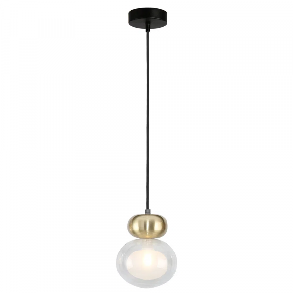 PENDENTE GUARANA BRONZE E PRETO E TRANSPARENTE (D)13.4CM (A)15.6CM 1XG9 5W - HC007S