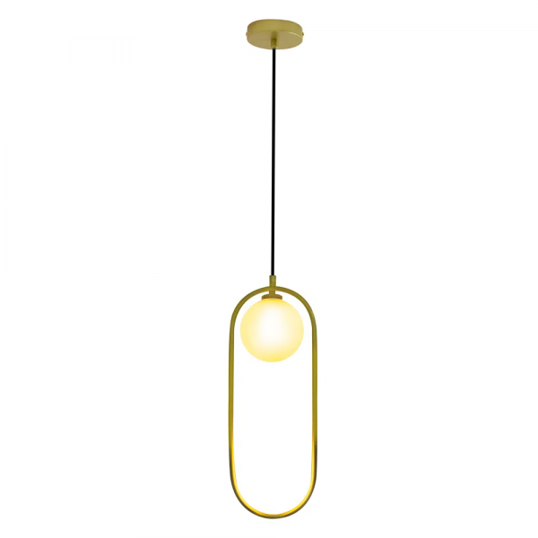 PENDENTE GUDE DOURADO (D)17CM (A)47CM 5X5W G9