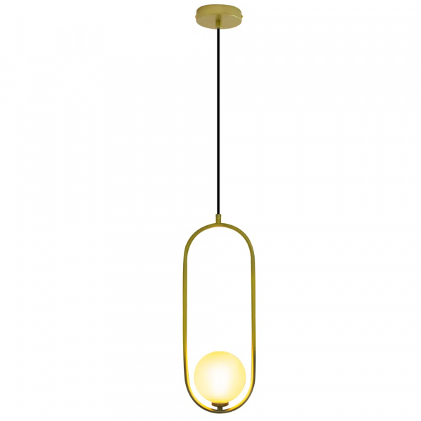 PENDENTE GUDE DOURADO (D)17CM (A)47CM 5X5W G9