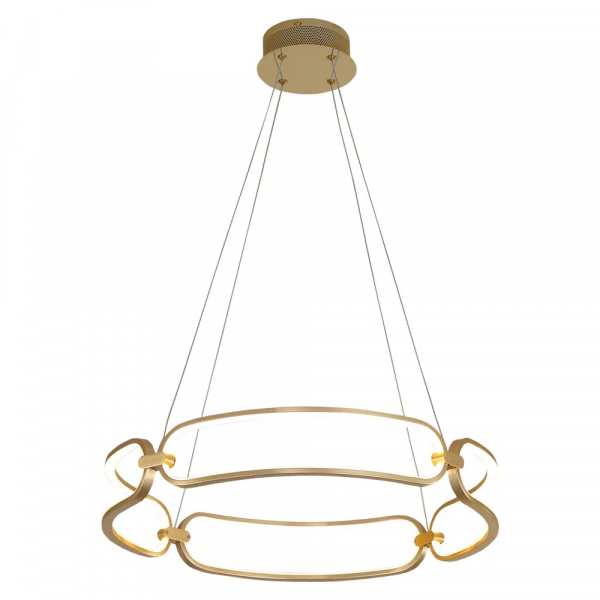 PENDENTE LUMINA DOURADO (D)60CM (A)9.5CM 1X50W 3000K 2500LM - BB007G
