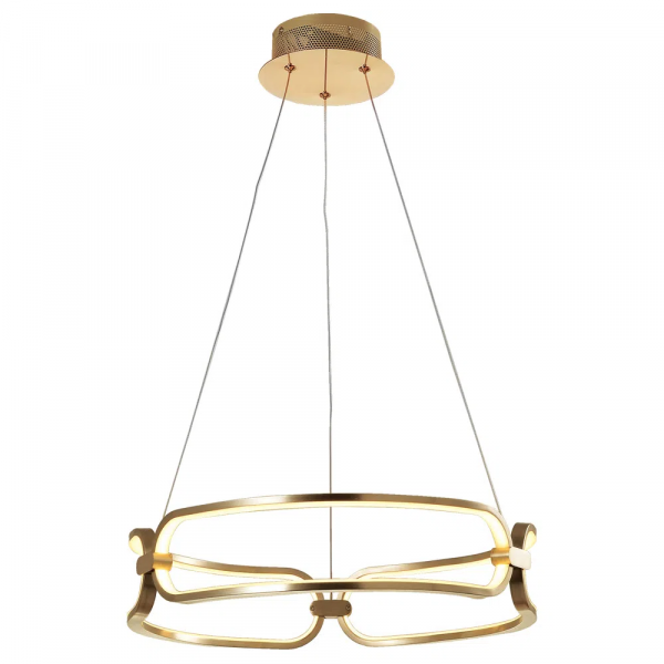 PENDENTE LUMINA DOURADO (D)45CM (A)9.5CM 1X37W 3000K 1850LM - BB006G