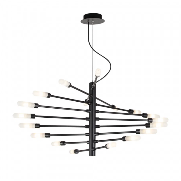 PENDENTE NEO PRETO E BRANCO (C)104CM (L)60CM (A)39CM 18XG9 450W - RE017L