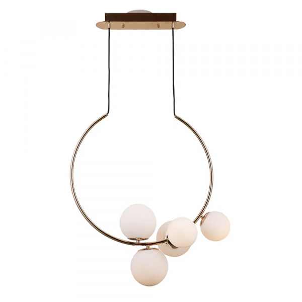 PENDENTE NERO DOURADO E BRANCO (C)60CM (L)30CM (A)69CM 5XG9 50W - MM002G