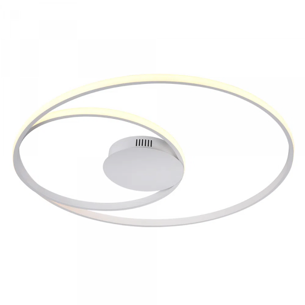 PLAFON DE SOBREPOR ORBITA BRANCO (D)69 + 38CM (A)2CM 1X60W 3000K 3230LM - GD007LW