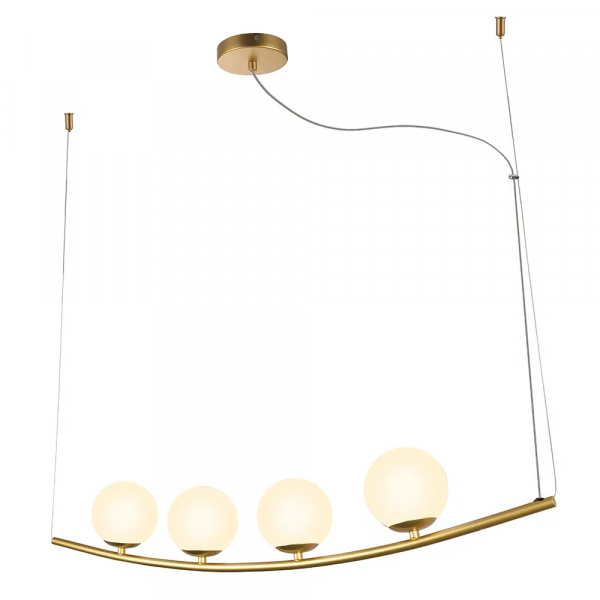 PENDENTE OSCAR DOURADO E BRANCO (C)12CM (L)100CM (A)17CM 4XG9 100W - HP002