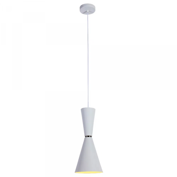 PENDENTE SET BRANCO E NICKEL (D)18CM (A)41,5CM 1X40W E27