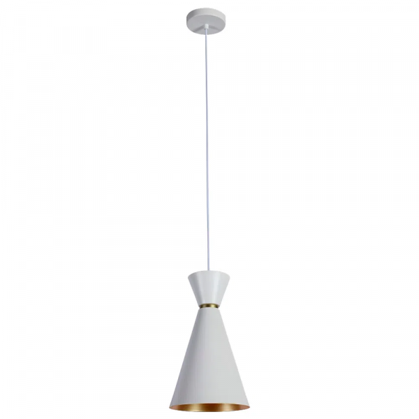 PENDENTE SET BRANCO E DOURADO (D)18CM (A)3.5CM 1X40W E27