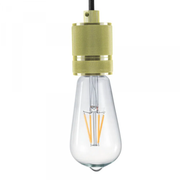 PENDENTE SOCKET D 5CM X 6CM 1XE27 127V / 220V DOURADO - DA002B