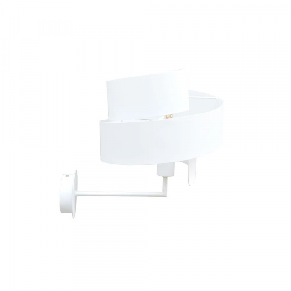 ARANDELA SPIROS D 25CM X 20CM 1XE27 127V / 220V BRANCO - EY004