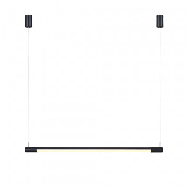 PENDENTE TEC PRETO (C)60CM (L)2.2CM 1X12W 3000K 760LM - GD012SB