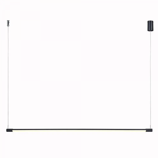 PENDENTE TEC PRETO (C)120CM (L)2.2CM 1X24W 3000K 1410LM - GD012LB
