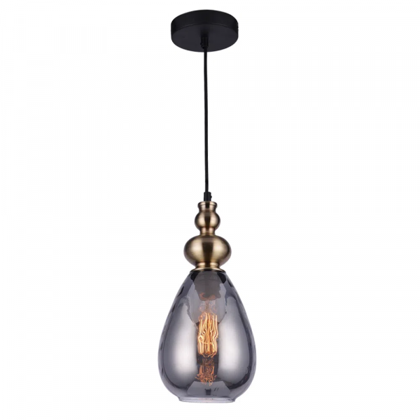 PENDENTE THAN BRONZE E FUME (D)16CM (A)31CM 1XE27 40W - FO006S