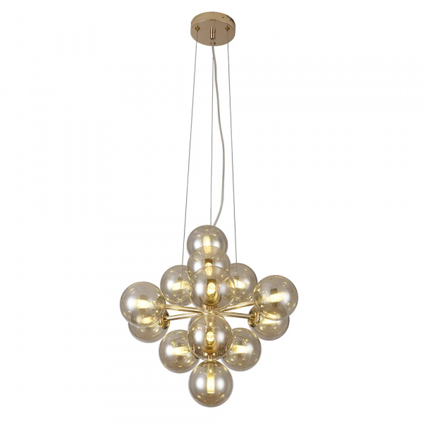 PENDENTE VINHA DOURADO E CONHAQUE (D)45CM (A)45CM 14XG9 98W - QT001G