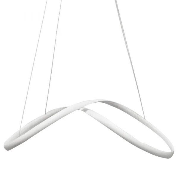 PENDENTE ZIG BRANCO (C)88CM (L)32CM (A)22CM 1X35W 3000K 1800LM - TP002 - 4