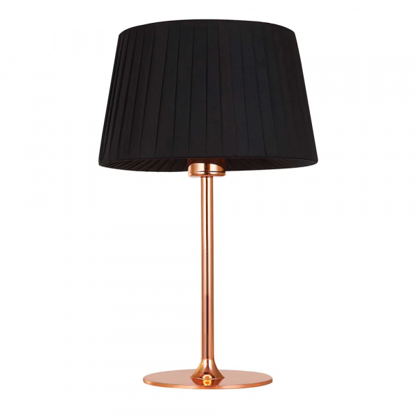 ABAJUR BAJU COBRE E PRETO (D)25CM (A)40CM 1XE27 40W - OP049TS