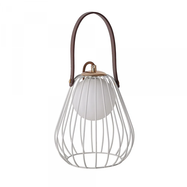 ABAJUR LAMP DOURADO E BRANCO (D)18CM (A)22CM 1XG9 40W - ML001W